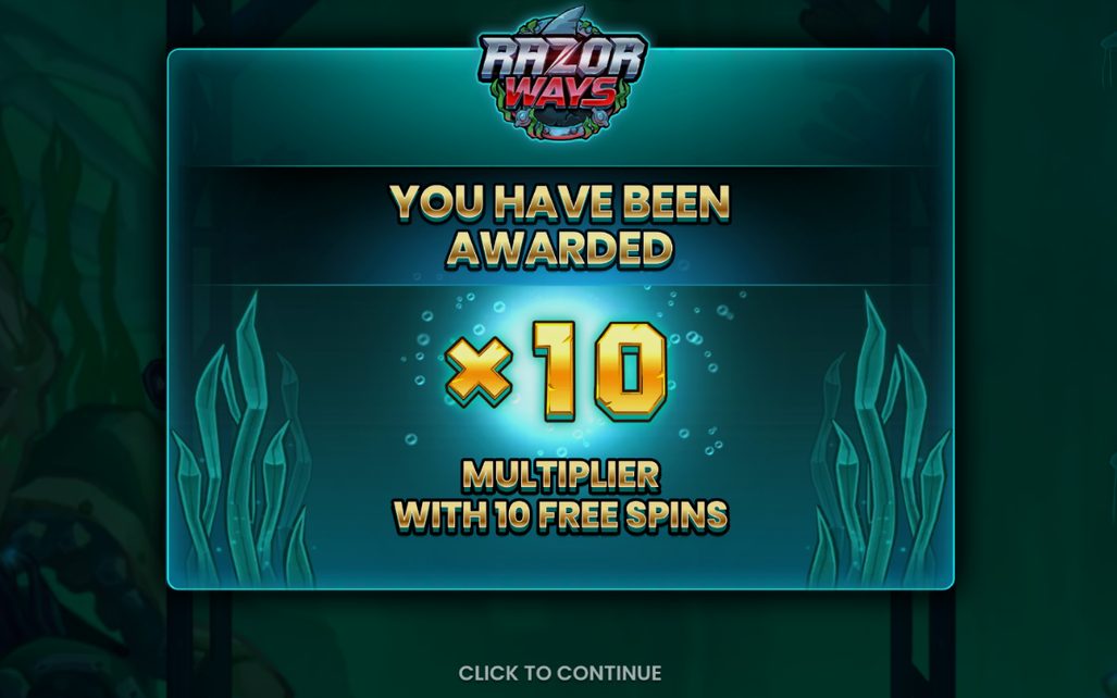 Free Spins-läget med Total Multiplier och spins kvar